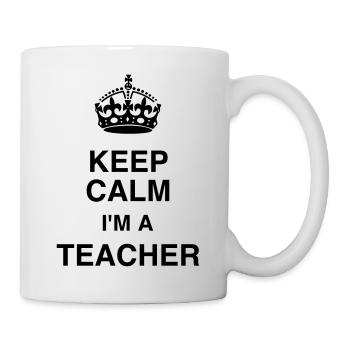 School Teacher Schule Lehrerin Ecole Prof Lehrer - Mug - white - Right