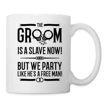 groom party - Tasse - Weiß - Rechts