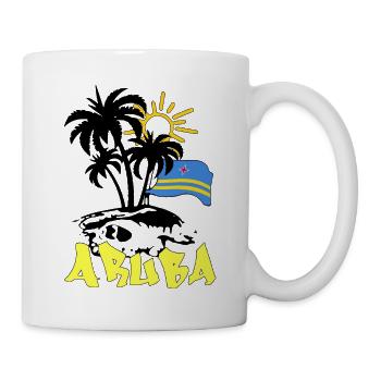 Aruba - Tasse - Weiß - Rechts