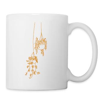 Hanging plant - Mug - white - Right