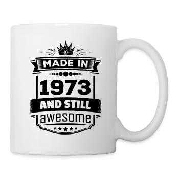 Made In 1973 And Still Awesome - Mug - white - Right