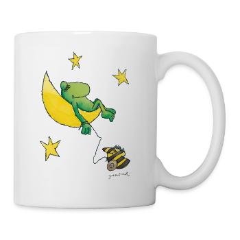 Janosch Guenter Box Frog Sleeps On The Moon - Mug - white - Right