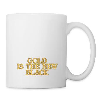 Gold is the new Black - Mug - white - Right