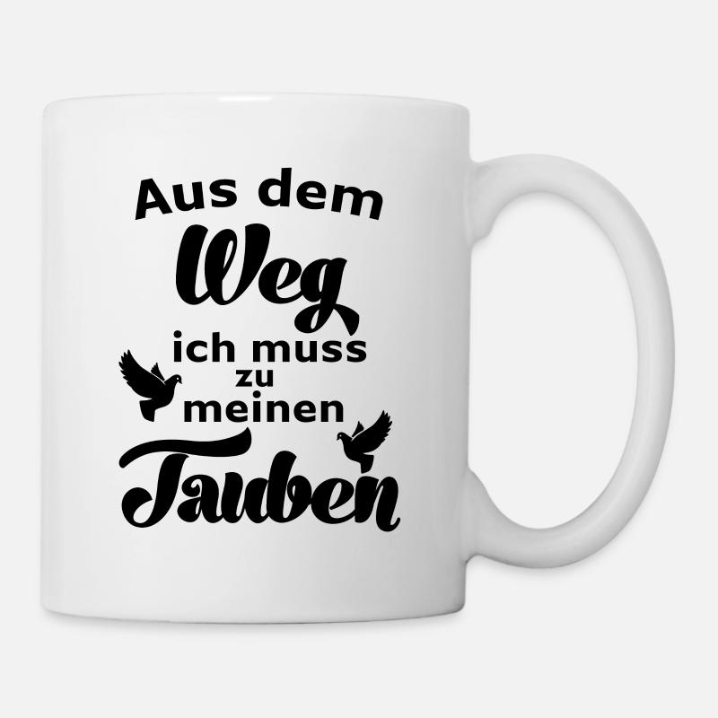 Taubenzüchter Taubenzucht Brieftauben Haustauben - Tasse - Weiß