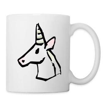 unicorn icon - Mug blanc - blanc - Droite