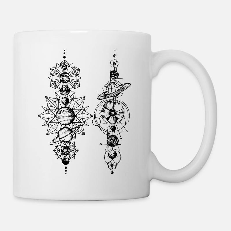 géométrie - Mug blanc - blanc
