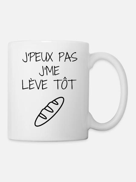 boulanger / boulangerie / boulangère / pain - Mug blanc - blanc
