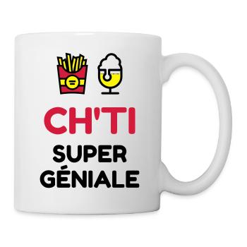 Ch'ti / Nord / Chti / Ch'ti mi / Nordiste - Tasse - Weiß - Rechts
