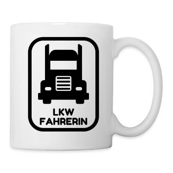 Trucker LKW Fahrer Routier Truck Camion Transport - Mug - white - Right