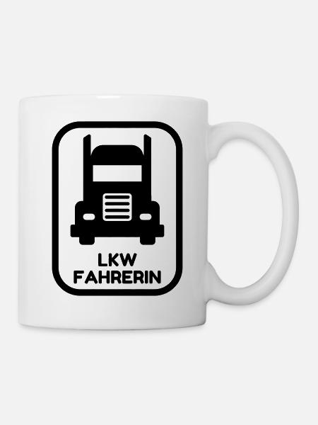 Routier / Chauffeur Poids-lourd / Camion / - Mug blanc - blanc