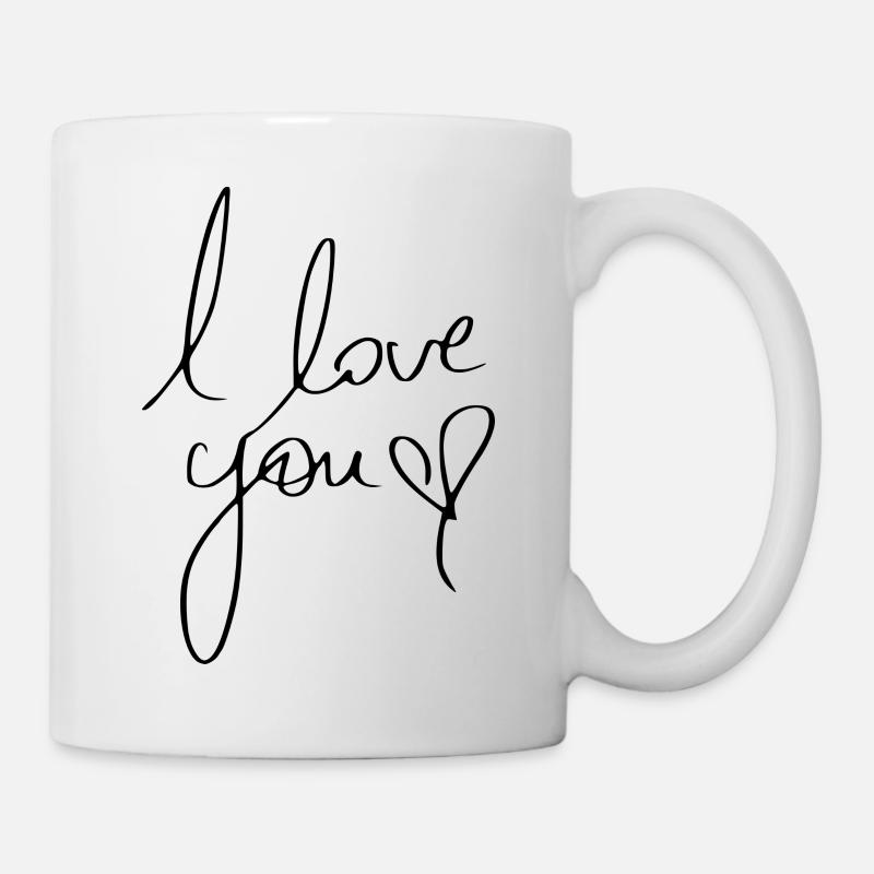 I Love You - Mug - white