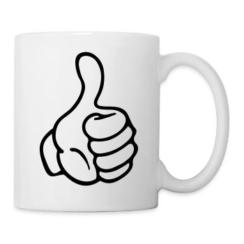 hand design - Tasse - Weiß - Rechts