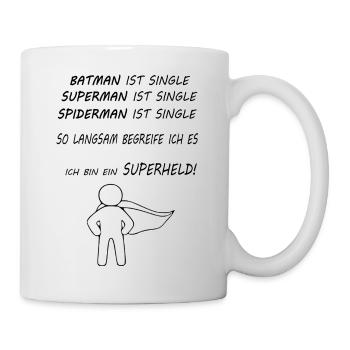 Ich bin ein Superheld! - Tasse - Weiß - Rechts