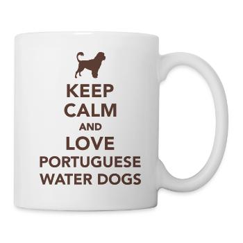 Portugiesischer Wasserhund - Tasse - Weiß - Rechts