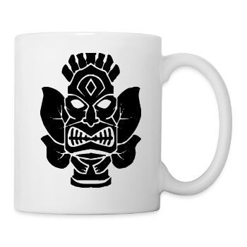 Tiki - Tasse - Weiß - Rechts