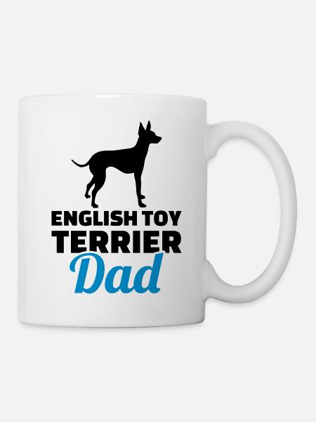 English Toy Terrier - Tasse - Weiß