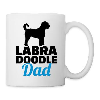 Labradoodle - Tasse - Weiß - Rechts