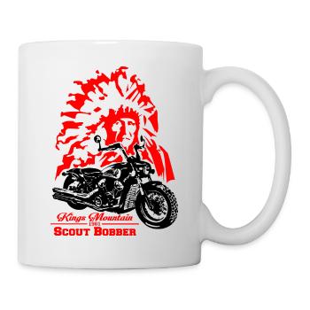 indian scout bobber classic american motorcycles - Mug - white - Right