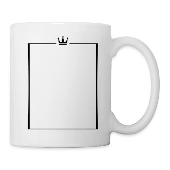 rahmen krone - Tasse - Weiß - Rechts