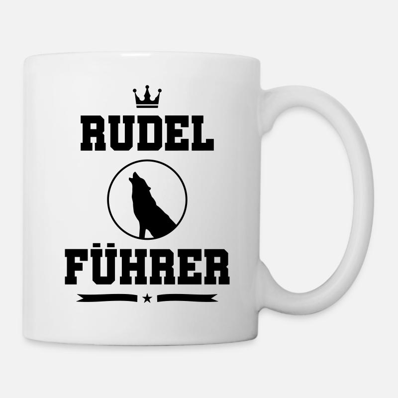rudel_fuehrer - Tasse - Weiß