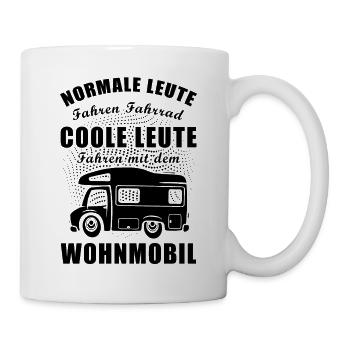 Cooler Spruch Wohnmobil Wohnwagen Geschenkidee - Tasse - Weiß - Rechts