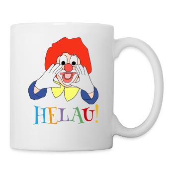 Helau Clown Rose Monday Procession Carnival Carnival - Mug - white - Right