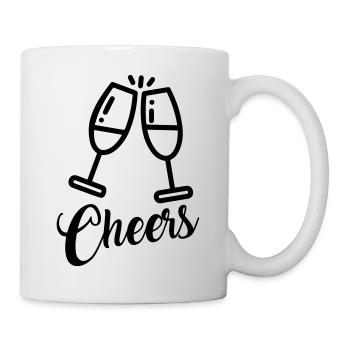cheers glass 2020 - Tasse - Weiß - Rechts