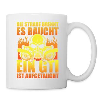 Auto - aufgetaucht 2 - Tasse - Weiß - Rechts