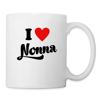 Ich liebe meine Oma Italienisch Italien Nonna - Tasse - Weiß - Rechts