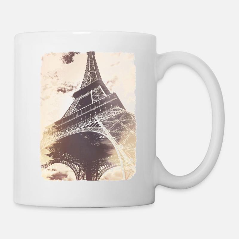 Paris Eiffelturm Tour Eiffel Frankreich France - Tasse - Weiß