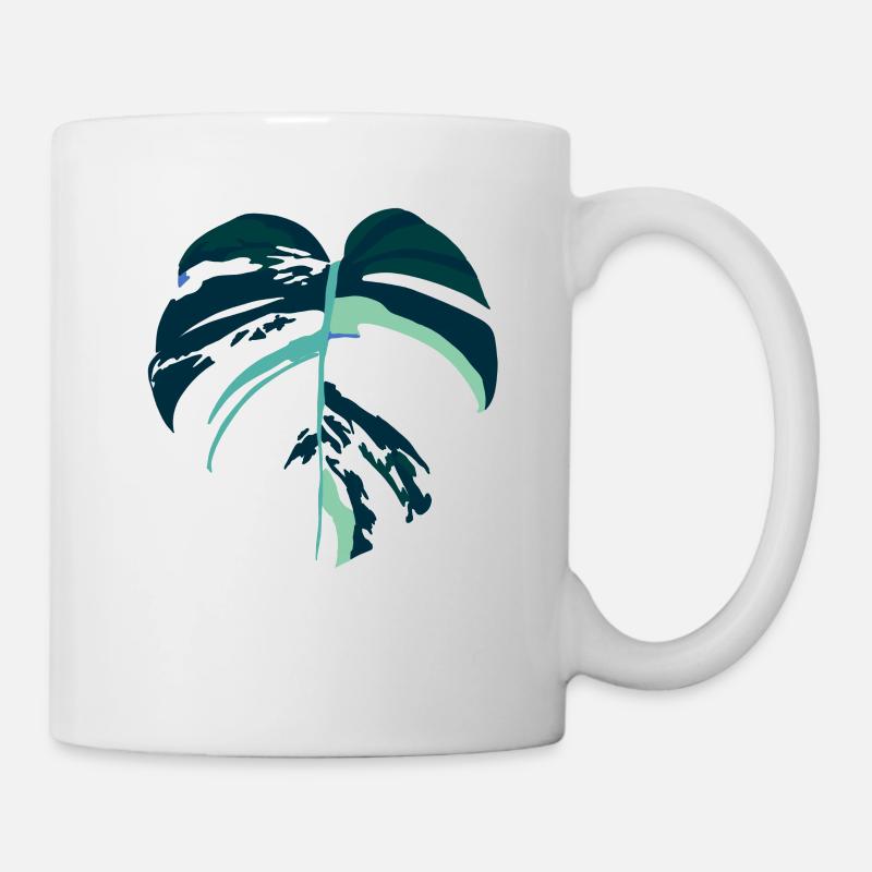 Monstera Variegata - Mug blanc - blanc