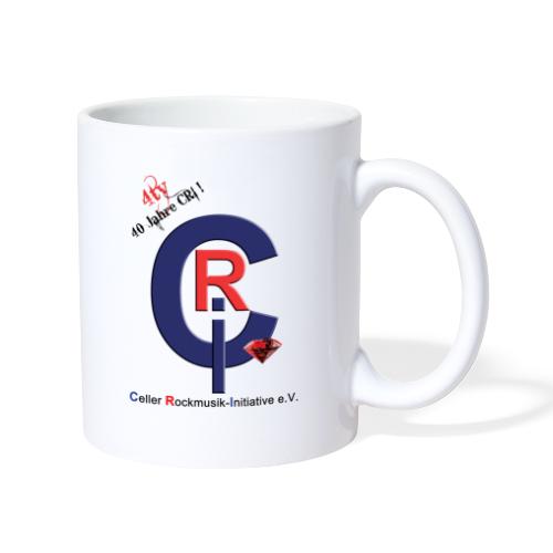 CRI Logo rubin schw - Tasse