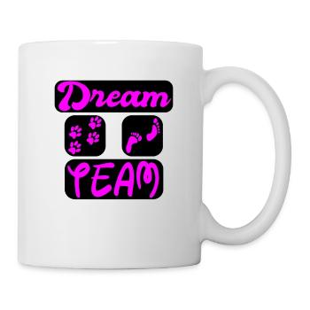 Dream Team - Tasse - Weiß - Rechts