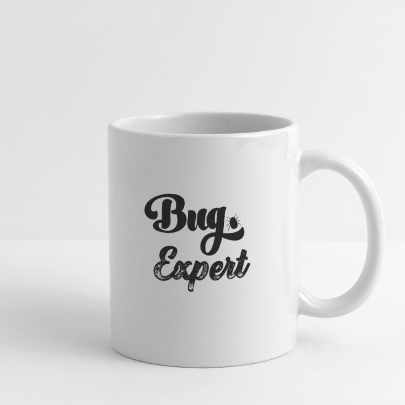 Bug Expert Bugs Gamer Computer Scientist Programming Mug blanc
