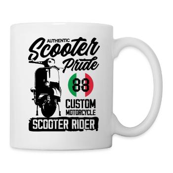 Scooter Pride - Mug blanc - blanc - Droite