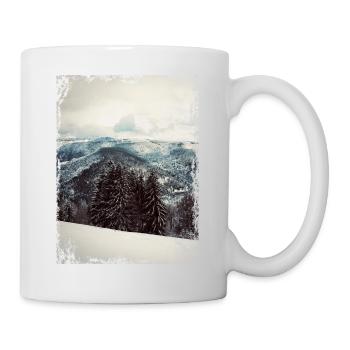 Black forest in winter - Mug - white - Right