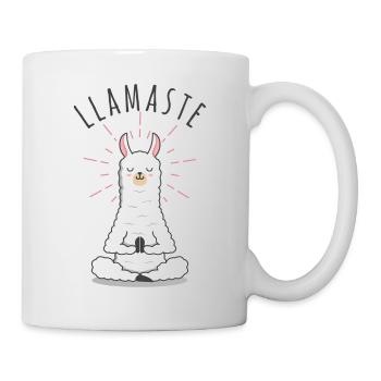 Llamaste Lama Namaste Yoga - Tasse - Weiß - Rechts