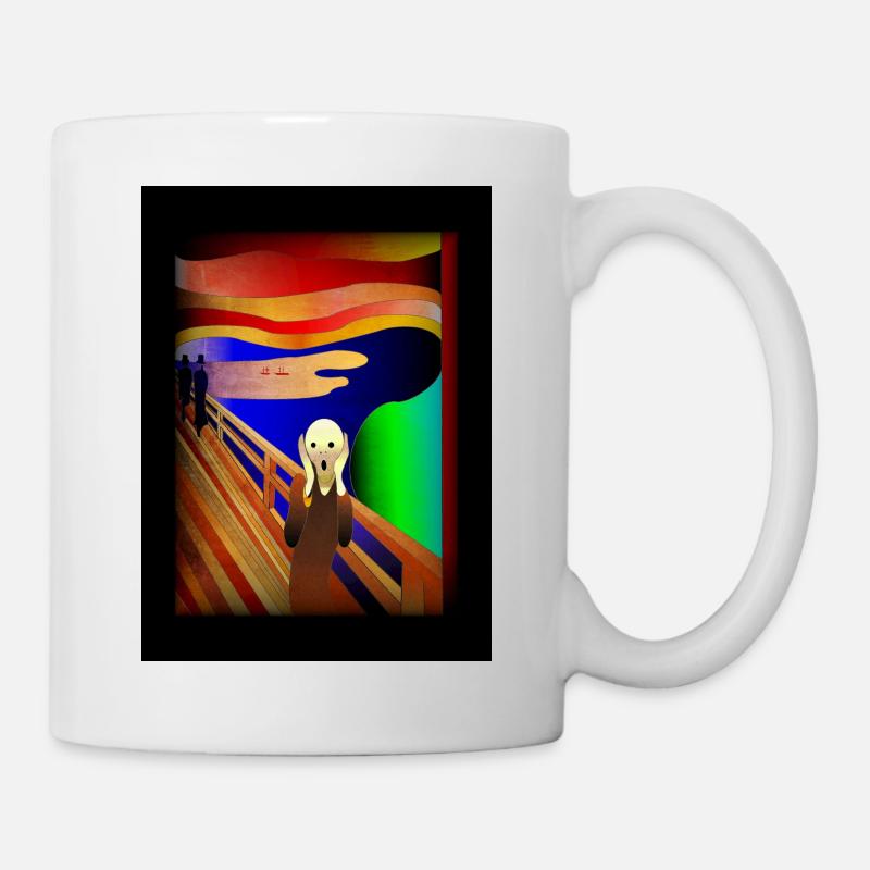 The Scream By Edvard Munch - My Interpretation. - Mug - white