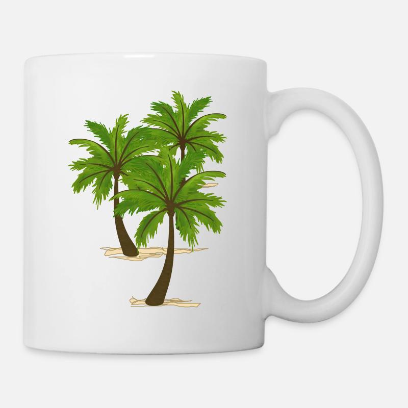 Palmiers - Mug blanc - blanc
