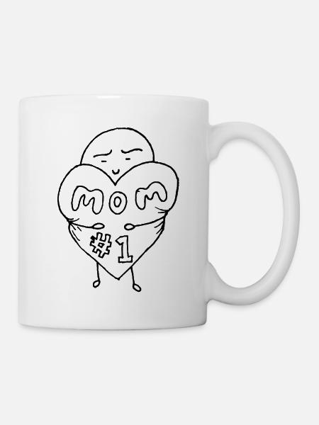 Nummer 1 Mutter - Tasse - Weiß