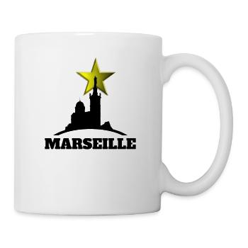 Marseille Bonne Mere etoile Fun and cool OM - Mug - white - Right