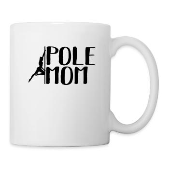 Pole Mom Club Poledance Dance Mutter Mama Fitness - Tasse - Weiß - Rechts