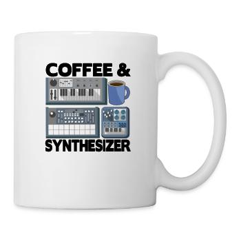 Modular Synthesizer Synth Analog Coffee Coffee - Mug - white - Right