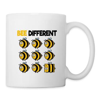 Bee Different abeille miel individuel - Mug blanc - blanc - Droite