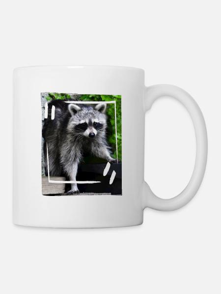 Hübscher Waschbär - Tasse - Weiß