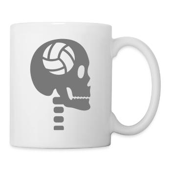 Volleyball in the head - Mug - white - Right