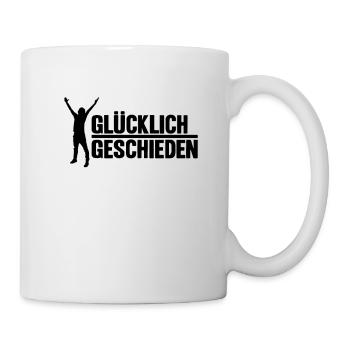 Scheidung Geschieden Ex Frau Lustig Shirt Geschenk - Tasse - Weiß - Rechts