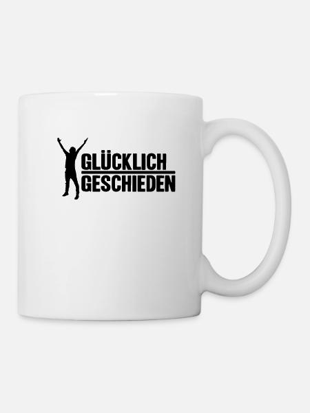 Scheidung Geschieden Ex Frau Lustig Shirt Geschenk - Tasse - Weiß