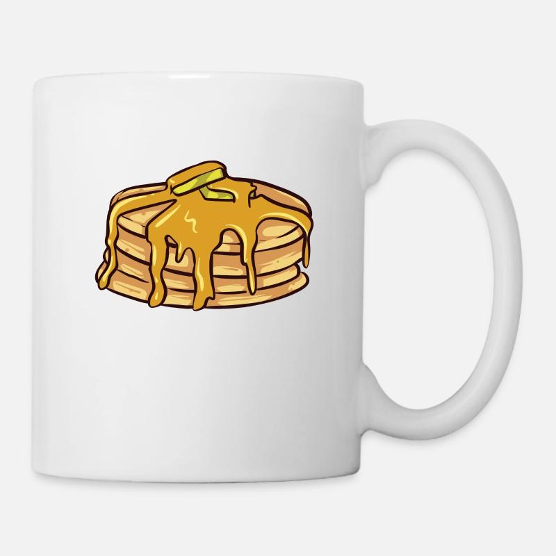 Pancake Pfannkuchen Crepes Geschenk - Tasse - Weiß