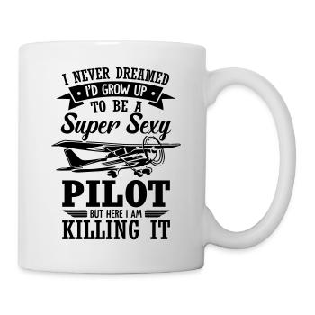 Pilot Super Sexy - Tasse - Weiß - Rechts